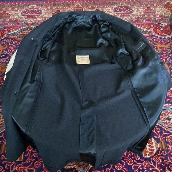 Vintage Crombie Seal Skin Wool Top Coat - Picture 8 of 11